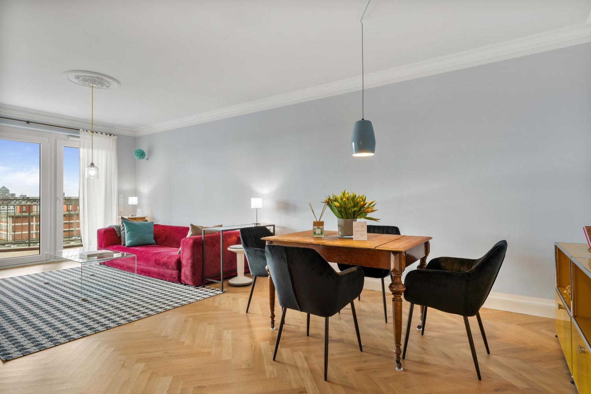 Cls Zentrale City-Wohnung In Hamburg Mit E-Laden Und Tiefgarage, Grosser Balkon, Blick Ueber Hamburg, Parkplatz, Cafe Im Haus, Bushaltestelle Direkt Gegenueber, Flex Check In Eksteriør billede