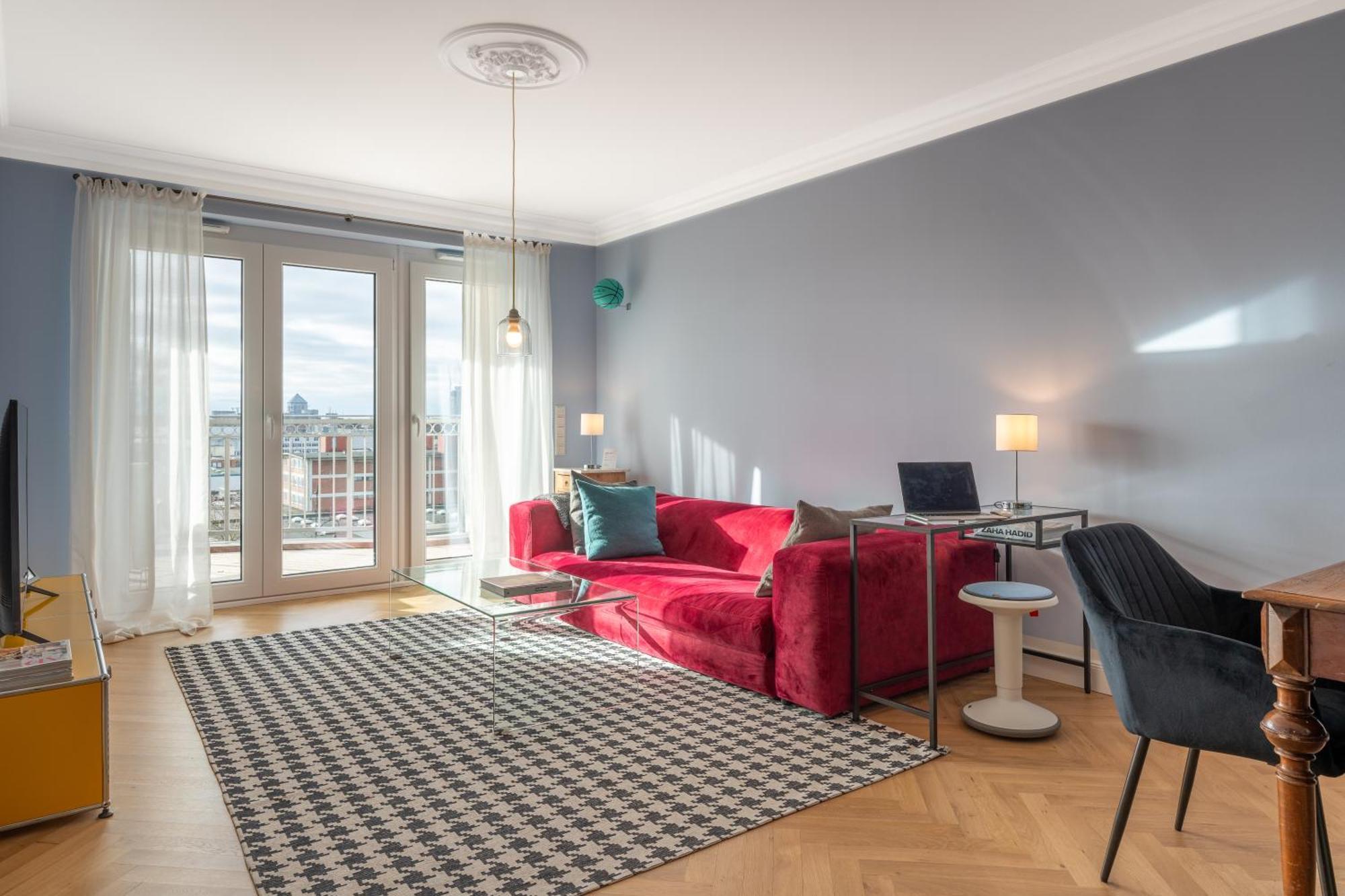 Cls Zentrale City-Wohnung In Hamburg Mit E-Laden Und Tiefgarage, Grosser Balkon, Blick Ueber Hamburg, Parkplatz, Cafe Im Haus, Bushaltestelle Direkt Gegenueber, Flex Check In Eksteriør billede